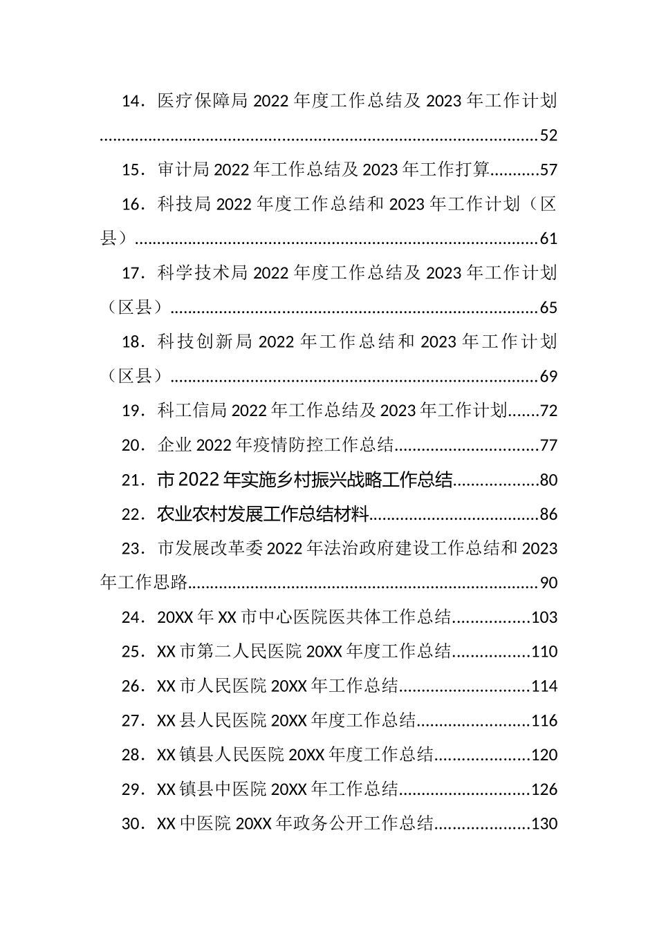 各类2022年工作总结、2023年工作打算汇编（58篇）.docx_第2页