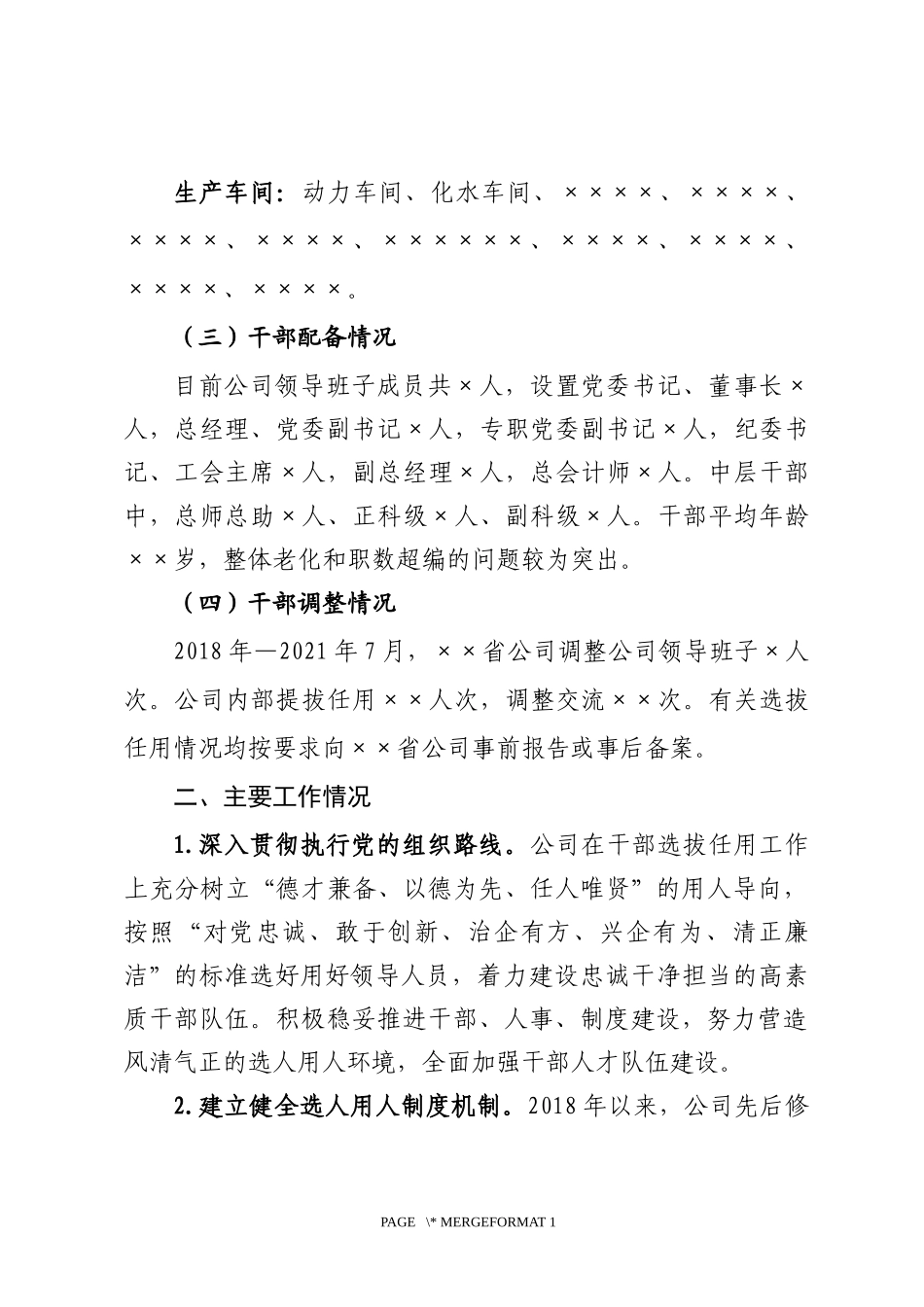 公司巡视巡察组织人事工作汇报_第2页