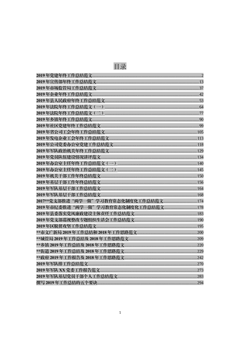 各部门工作总结汇编_第1页