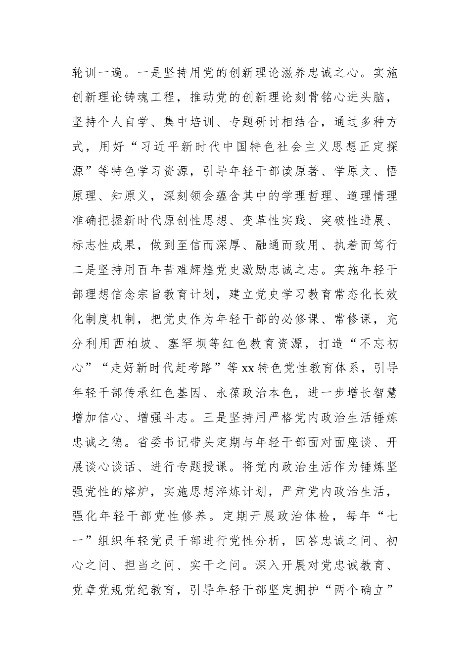 组织部长讲党课：从严从实加强教育管理监督打造忠诚可靠堪当重任的年轻干部队伍_第2页