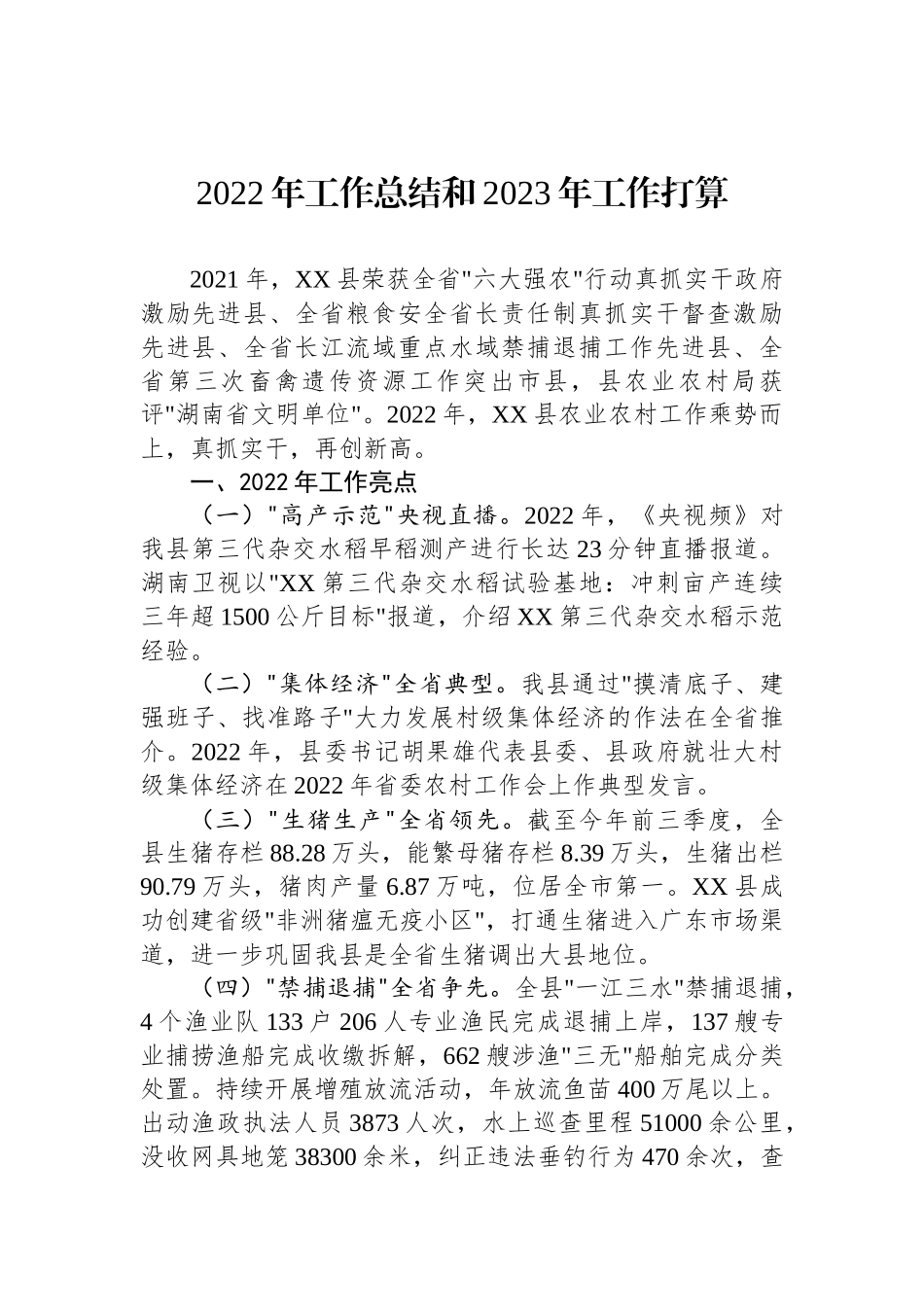 2022年工作总结及2023年工作打算汇编（18篇）_第3页