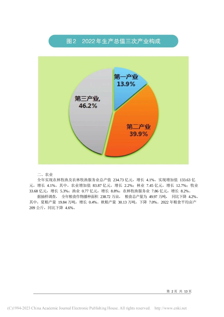 商洛市统计局国家统计局商洛调查队：2022年商洛市国民经济和社会发展统计公报_第2页