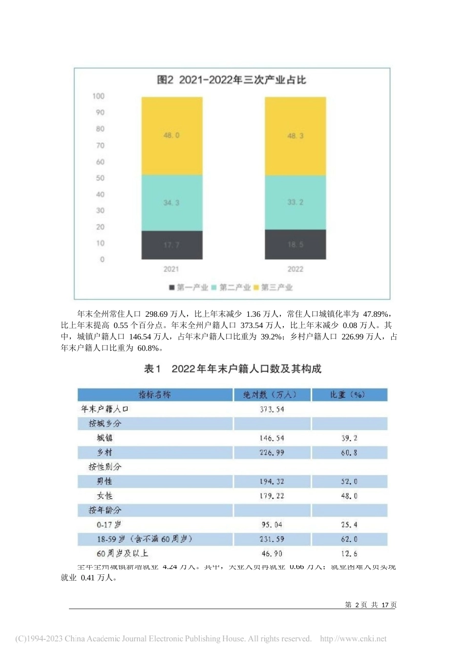 黔西南州统计局国家统计局黔西南调查队：黔西南州2022年国民经济和社会发展统计公报_第2页