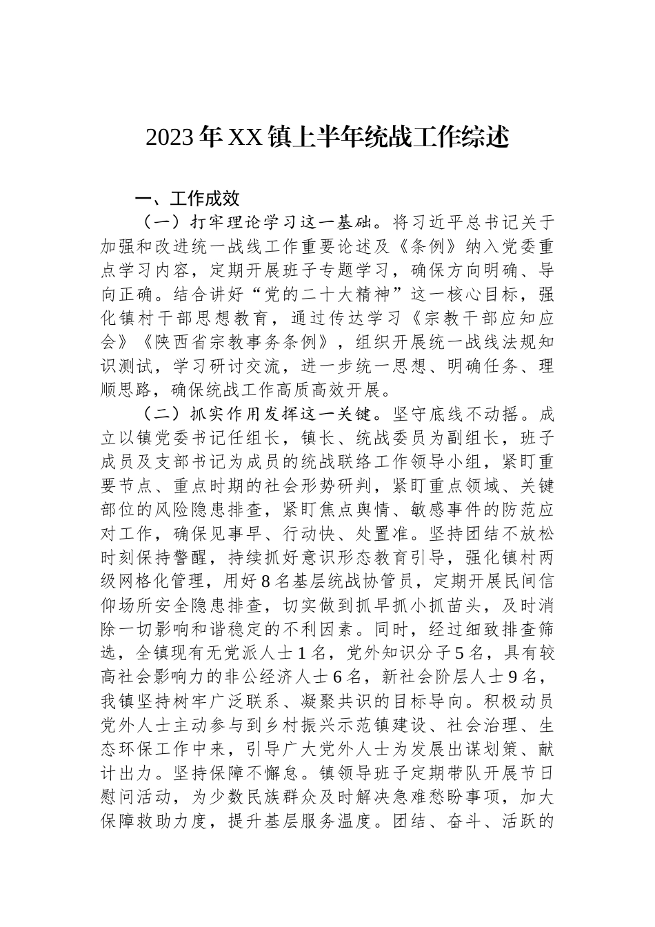 2023年上半年工作综述 汇编（22篇）.docx_第3页