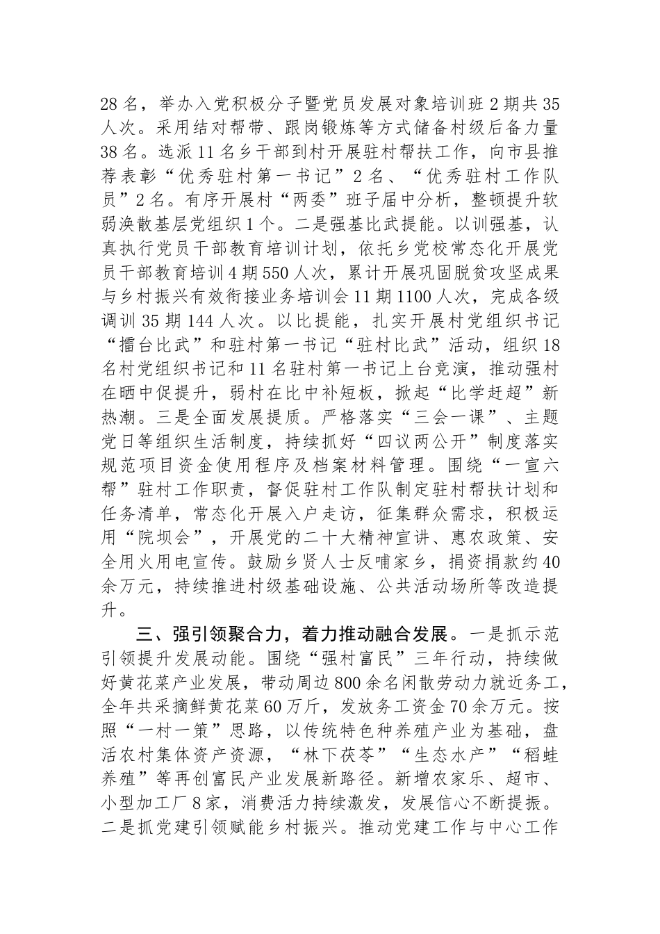 乡党委书记在县党建工作经验分享会上的交流发言_第2页