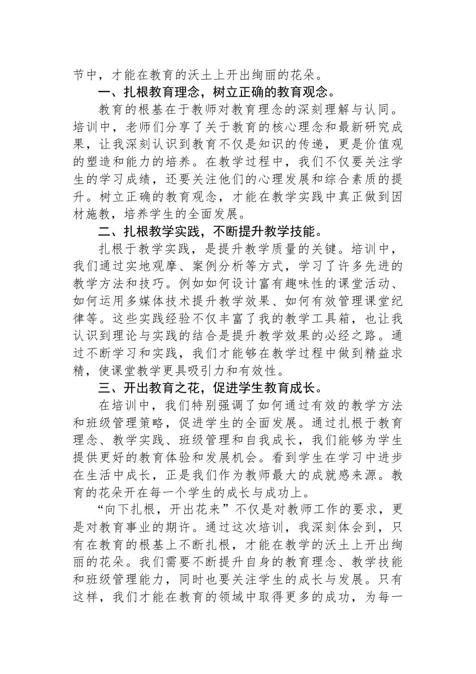 2024年新入职教师岗前培训班学员感悟_第2页